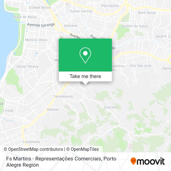 Fs Martins - Representações Comerciais map