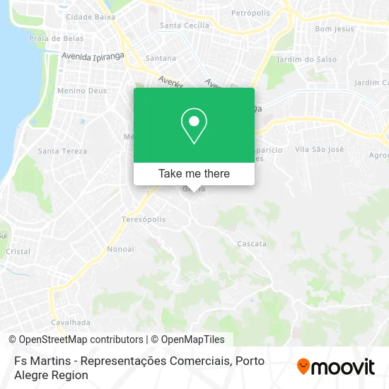 Fs Martins - Representações Comerciais map