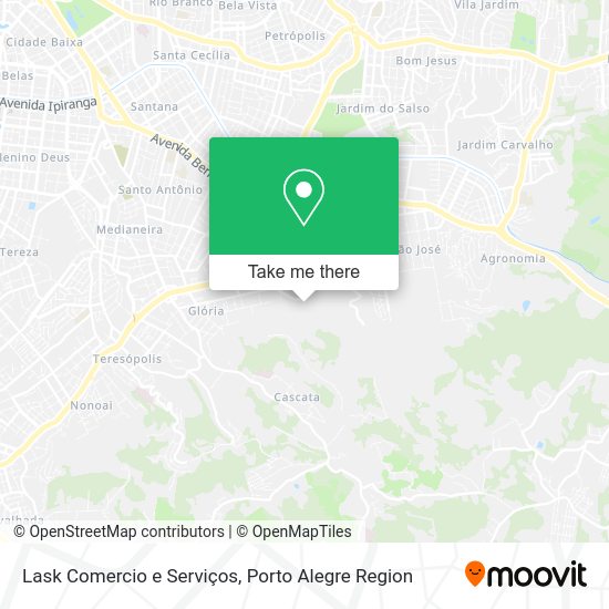 Lask Comercio e Serviços map