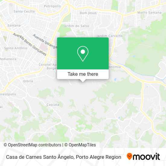 Casa de Carnes Santo Ângelo map