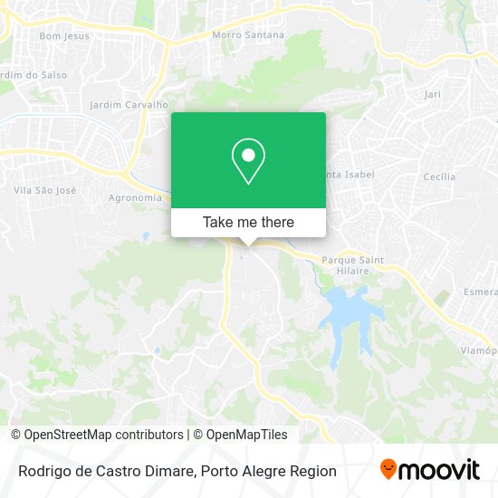 Rodrigo de Castro Dimare map