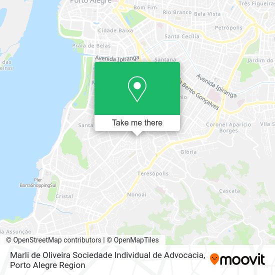 Marli de Oliveira Sociedade Individual de Advocacia map
