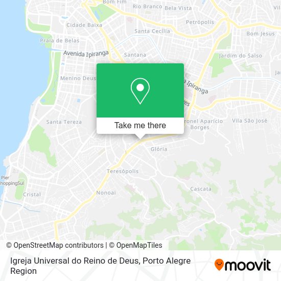 Igreja Universal do Reino de Deus map