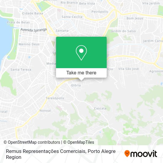 Remus Representações Comerciais map