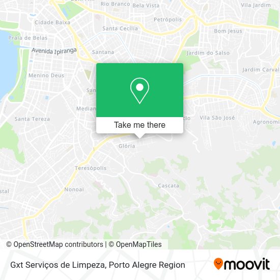 Gxt Serviços de Limpeza map