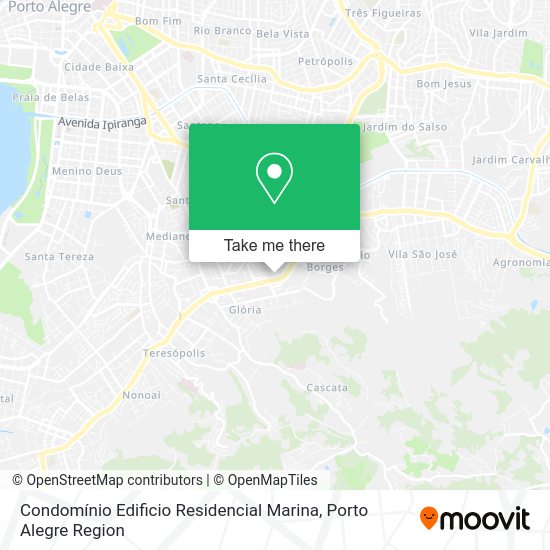 Condomínio Edificio Residencial Marina map