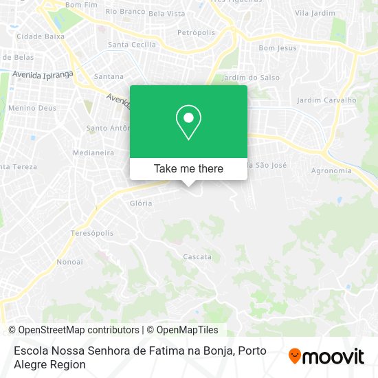 Escola Nossa Senhora de Fatima na Bonja map