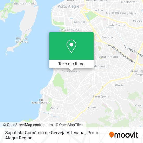 Sapatista Comércio de Cerveja Artesanal map