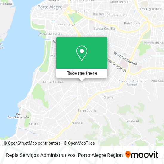 Repis Serviços Administrativos map