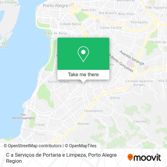 C a Serviços de Portaria e Limpeza map