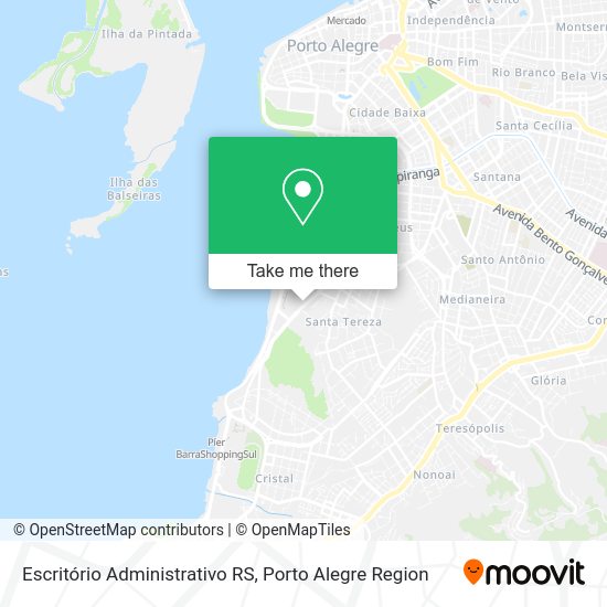 Escritório Administrativo RS map