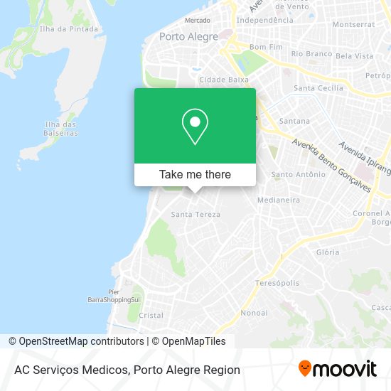 AC Serviços Medicos map