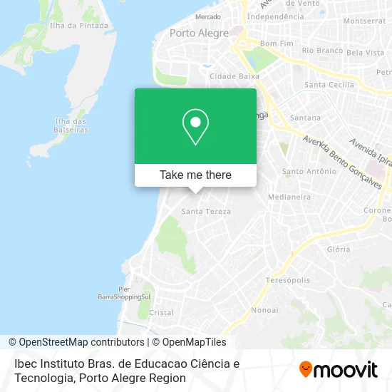 Ibec Instituto Bras. de Educacao Ciência e Tecnologia map