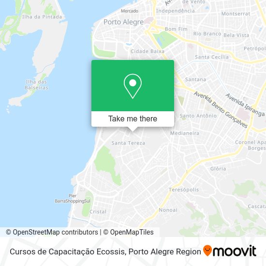 Cursos de Capacitação Ecossis map