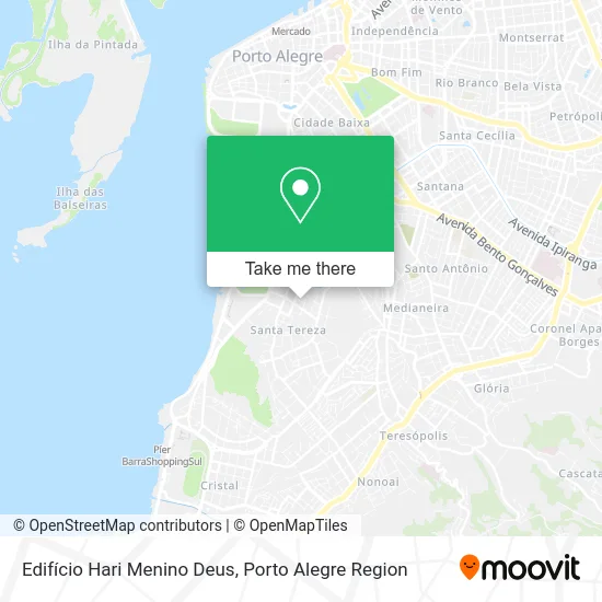 Edifício Hari Menino Deus map