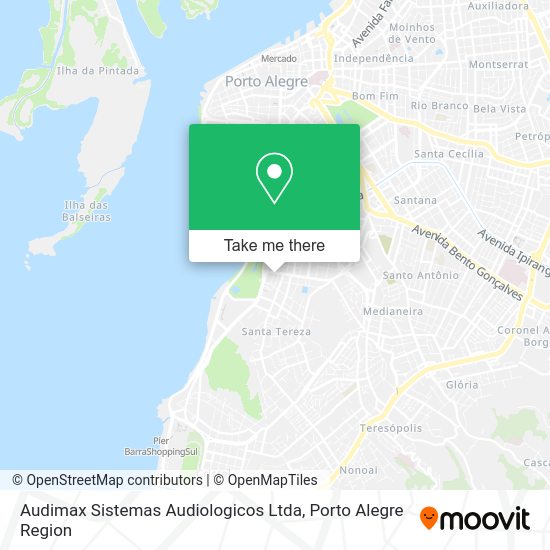 Audimax Sistemas Audiologicos Ltda map