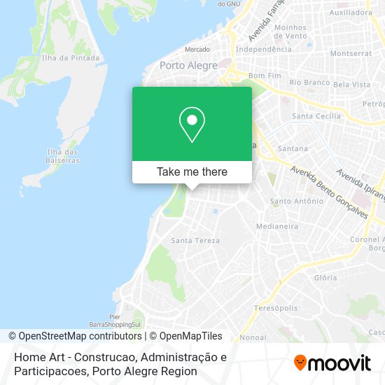 Home Art - Construcao, Administração e Participacoes map