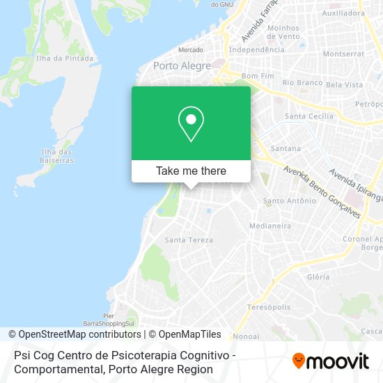 Psi Cog Centro de Psicoterapia Cognitivo - Comportamental map