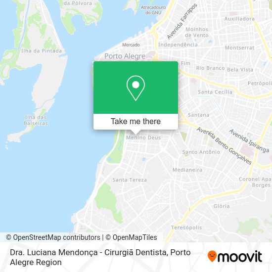 Dra. Luciana Mendonça - Cirurgiã Dentista map