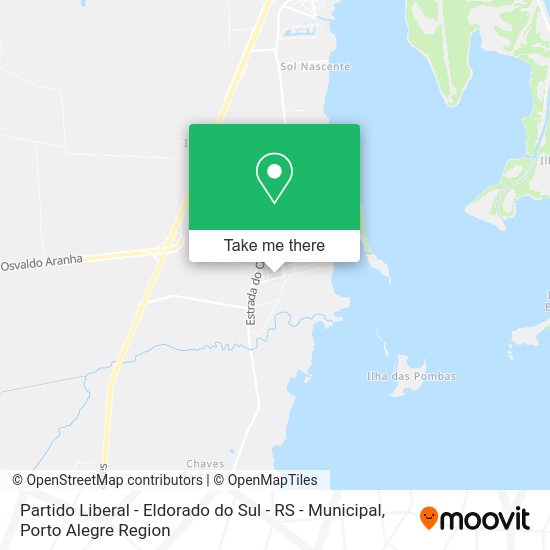 Partido Liberal - Eldorado do Sul - RS - Municipal map