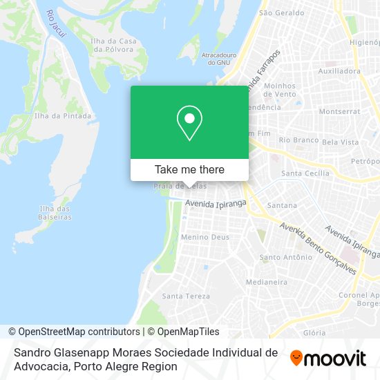 Sandro Glasenapp Moraes Sociedade Individual de Advocacia map