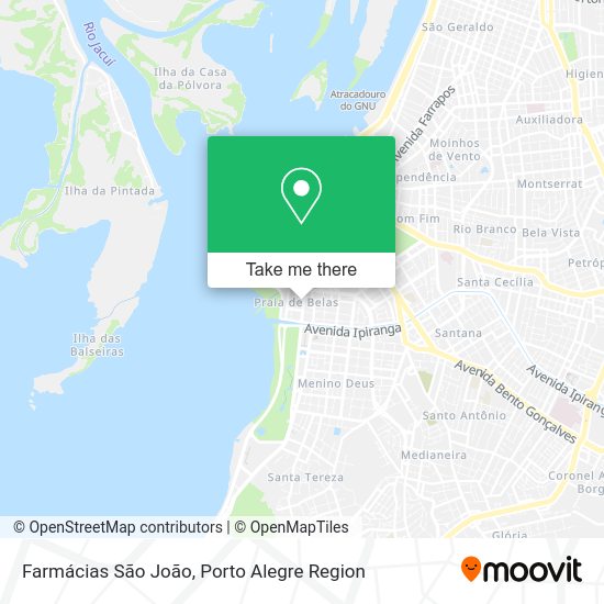 Farmácias São João map