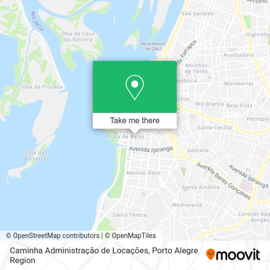 Caminha Administração de Locações map