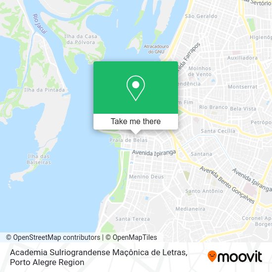 Academia Sulriograndense Maçônica de Letras map