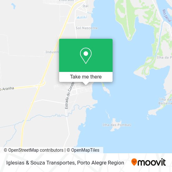 Iglesias & Souza Transportes map