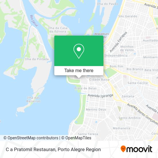 C a Pratomil Restauran map