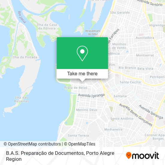 B.A.S. Preparação de Documentos map