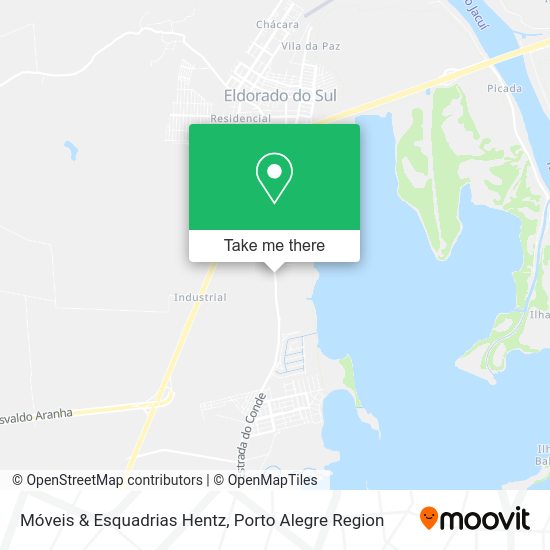 Móveis & Esquadrias Hentz map