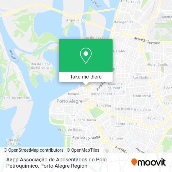 Aapp Associação de Aposentados do Pólo Petroquimico map