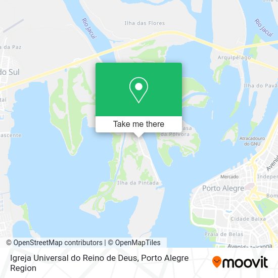 Igreja Universal do Reino de Deus map