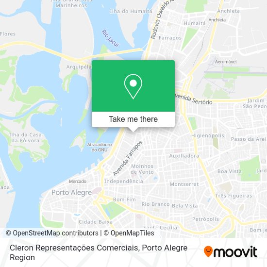 Cleron Representações Comerciais map