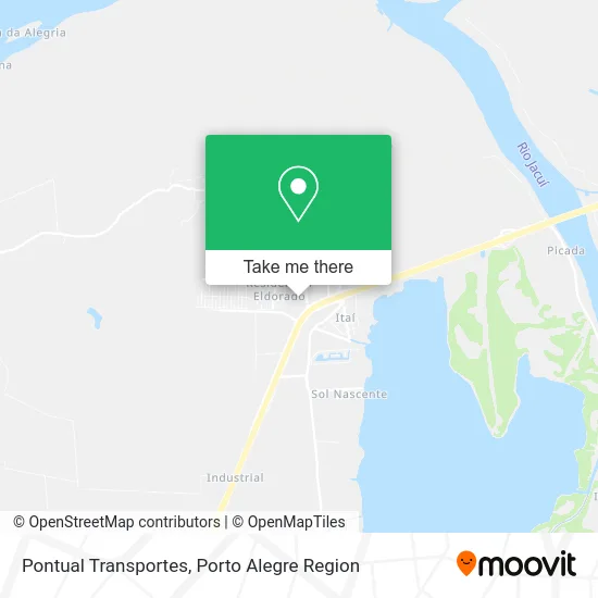 Pontual Transportes map