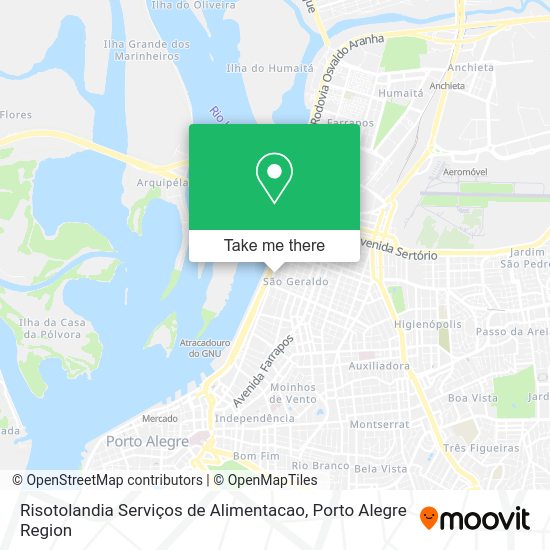Risotolandia Serviços de Alimentacao map
