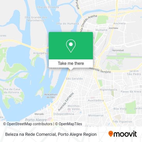 Beleza na Rede Comercial map