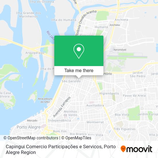 Capingui Comercio Participações e Servicos map