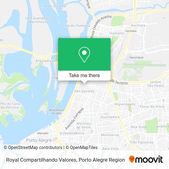 Royal Compartilhando Valores map