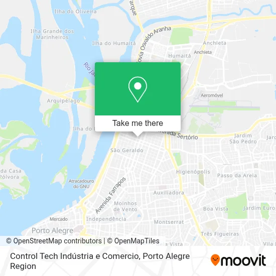 Control Tech Indústria e Comercio map