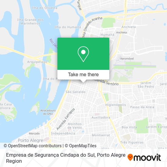 Empresa de Segurança Cindapa do Sul map