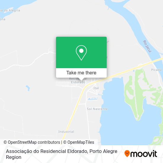 Associação do Residencial Eldorado map