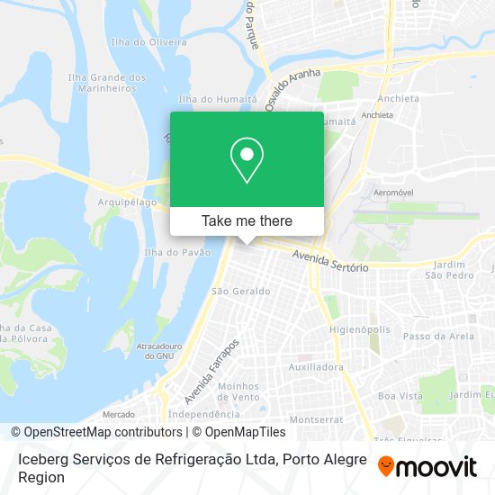 Iceberg Serviços de Refrigeração Ltda map