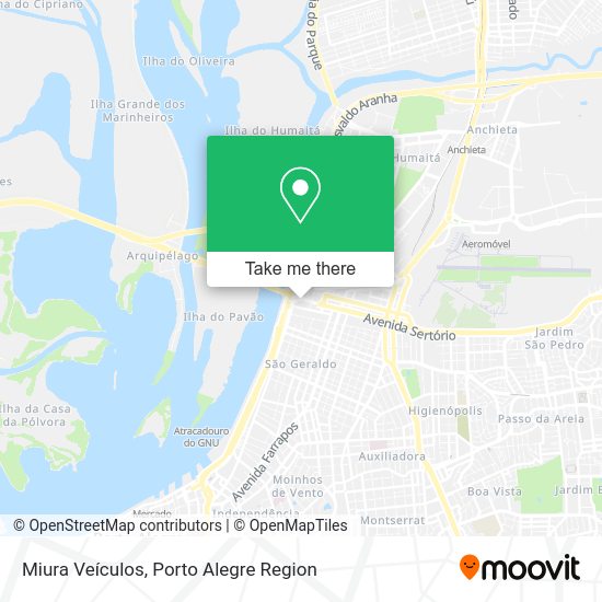Miura Veículos map