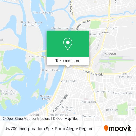 Jw700 Incorporadora Spe map
