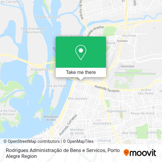 Rodrigues Administração de Bens e Servicos map