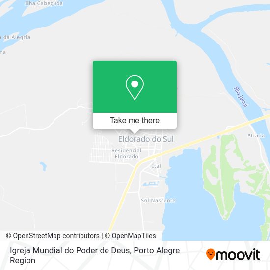 Igreja Mundial do Poder de Deus map