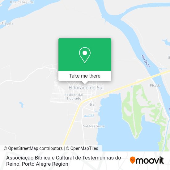 Associação Biblica e Cultural de Testemunhas do Reino map