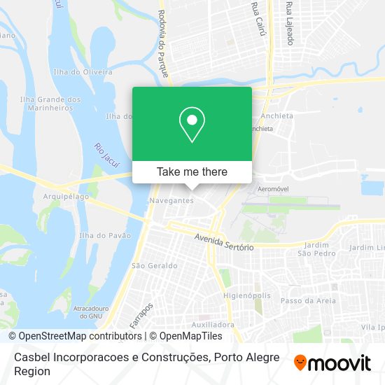 Casbel Incorporacoes e Construções map